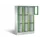 Lockerkast 1800x1200x500mm 3x3 vakken Cilinderslot, Sokkel, RAL6011