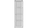 hangmappenkast HxBxD 1321x413x622mm 4hangmappenframes grijs