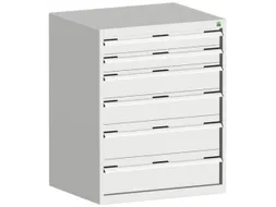 ladekast 1000x800x650mm 6laden zware lasten RAL7035 front RAL7035