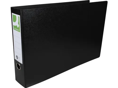 Q-Connect ordner A3 uit Karton Liggend 80mm Zwart