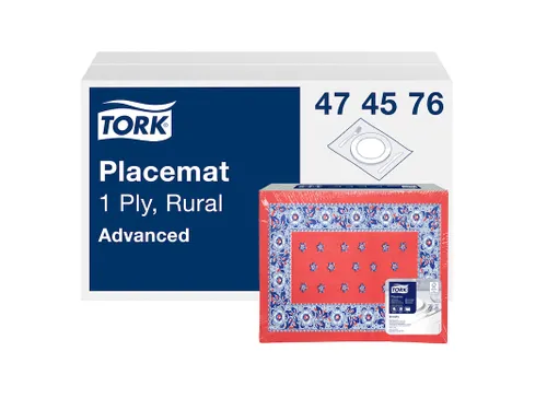 Tork 474576 Placemat Rural 42x30cm Advanced 1-laags decor 5x500 stuks
