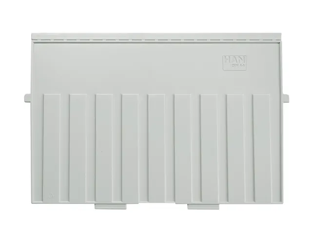 Scheidingsplaat kaartenbak Han A4 dwars lichtgrijs