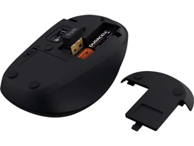 Trust Yvi+ Compacte draadloze muis Zwart