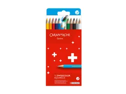 Kleurpotloden Caran D'ache aquarel doos à 12 stuks