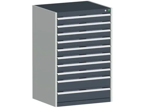 ladekast HxBxD 1200x800x750mm 10laden zware lasten RAL7035 RAL7016