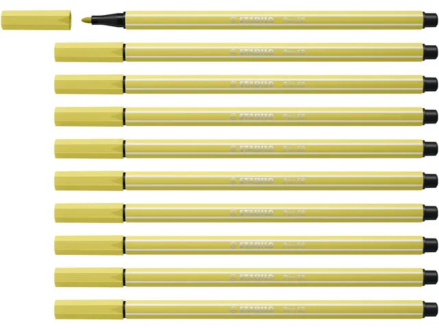 Viltstift STABILO Pen 68/67 medium mosterd