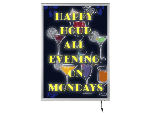 Kliklijst Seco A2 25mm LED slim zilver