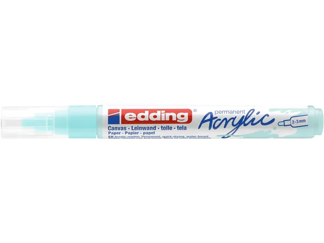 Acrylmarker edding e-5100 medium pastel blauw