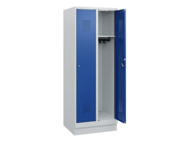 schoollocker,HxBxD 1630x600x500mm,2vak,vak B 300mm,cil.-slot,sokkel