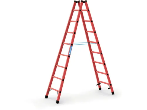 Ladder Met Sporten Bomen/sporten Glasvezel Boom L 2 44M 2X8Sporten