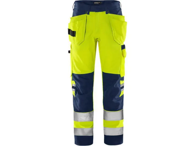 Fristads 2641 GPLU broek, geel/marineblauw, maat C50, per stuk