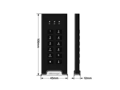 iStorage diskAshur M2 PIN, 1 TB, M.2, USB Type-A / USB Type-C, 3.2 Gen