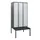 locker met bank,HxBxD 1950x900x815mm,3vak,vak B 300mm,cil.-slot