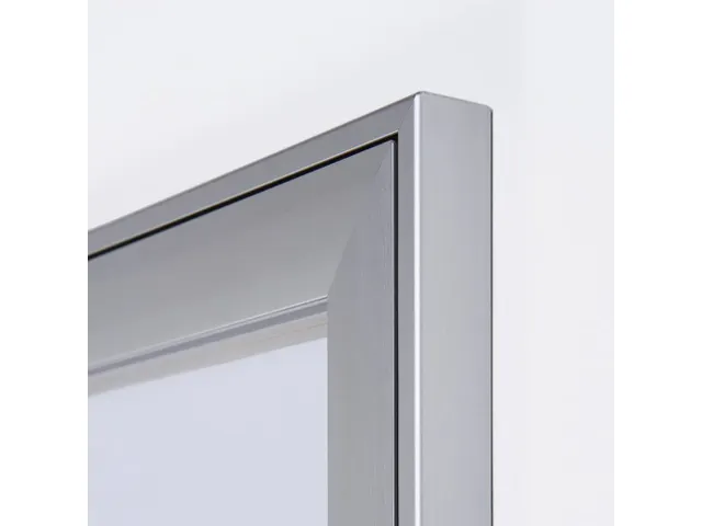 Vitrine d'affichage extérieure/intérieure 4x A4 Argent