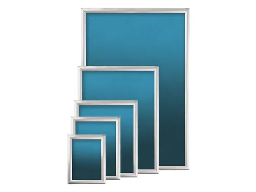 Kliklijst Seco A4 25mm aluminium frame, anti- glans PVC voorkant
