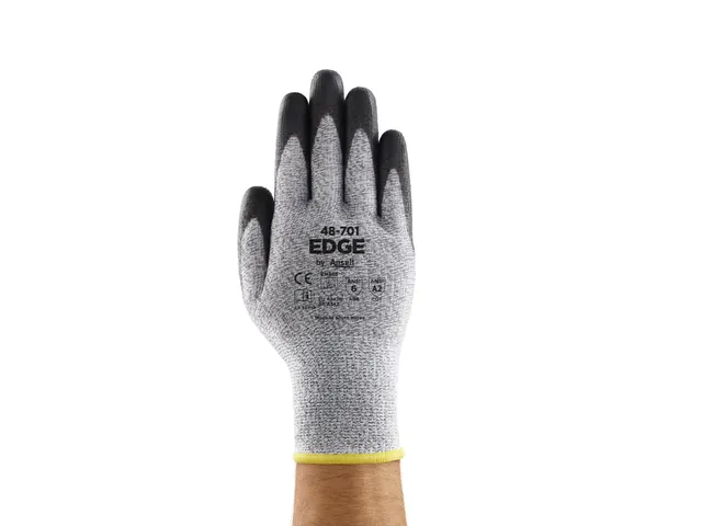 Ansell Edge 48-701 PU grijs, 5-11 - 7