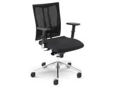 Nowy Styl Bureaustoel, rugleuning met netbekleding grijs