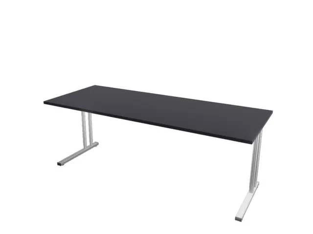 In hoogte verstelbaar bureau,HxBxD 720-840x2000x800mm,CC-zwart