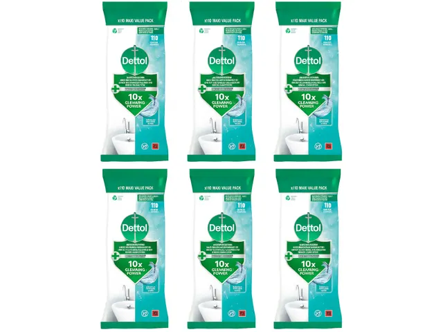 Dettol Reinigingsdoekjes Antibacterieel Oceaanfris Voordeelbundel