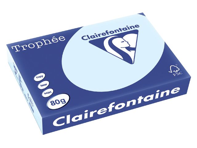 Kopieerpapier Trophee A4 80 Gram Azuurblauw 500vel | GekleurdPapierShop.nl