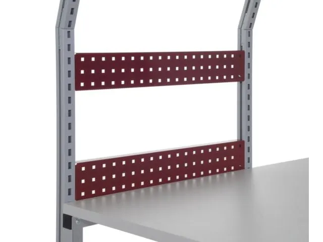 plaque perforée p. table d'emballage HxlxP 100x800x30mm à visser aci