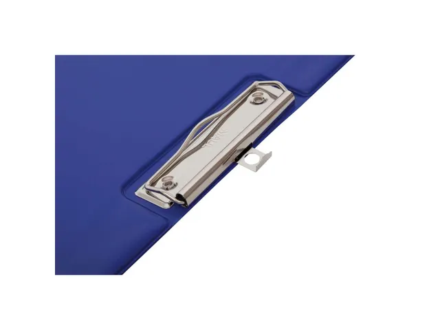 Klembordmap MAUL A4 staand PVC met penlus en insteek blauw