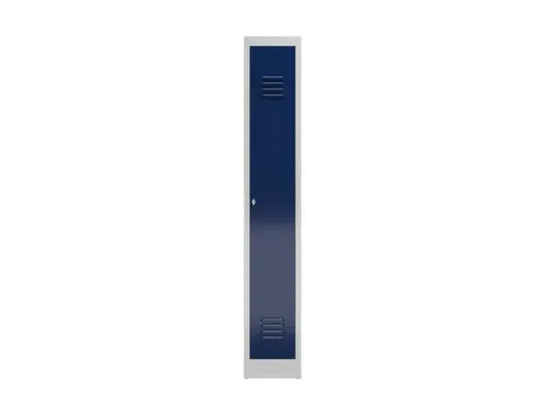 garderobekast,HxBxD 1800x310x500mm,1vak,klink,sokkel,romp RAL7035