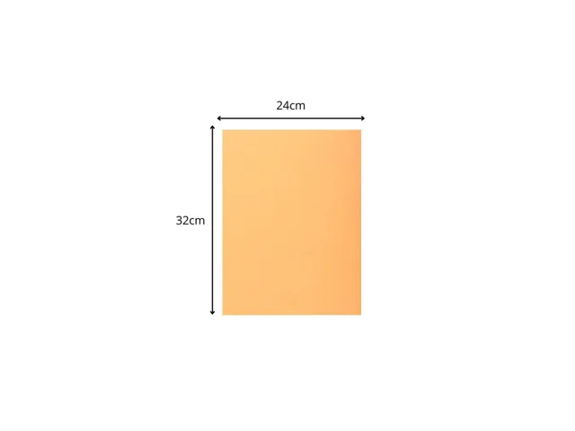 Dossiermap Exacompta Super 160gr 1 klep lichtoranje A4 100 Stuks