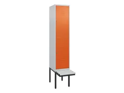 Dubbeldekse dekenkist,HxBxD 2120x400x815mm,1x2vak.,vak B 400mm