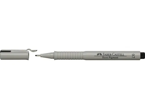 Tekenpen Faber Castell Ecco Pigment 0.7mm Zwart