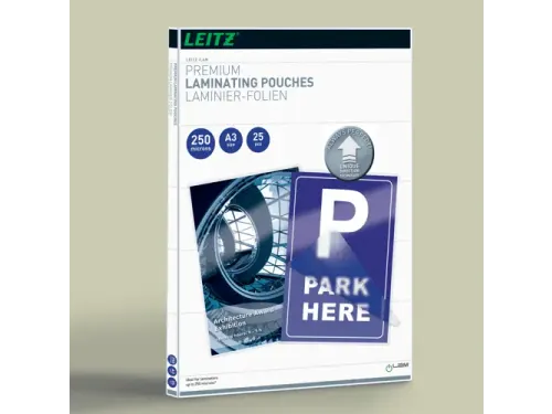 Lamineerhoes Leitz ILAM A3 2x 250 micron hoogglans 25stuks