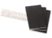 Schrift Moleskine 130x210mm blanco 160 pagina's 70gr zwart set à 3 st