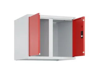 opzetkast,v. locker,2vak.,vak B 300mm,HxBxD 500x600x500mm,vleugeldeur - 2
