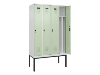 locker voor scheiding van kleding,HxBxD 2120x1200x500mm,4vak - 1