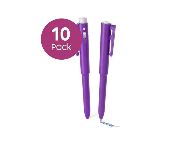 P950 Freezer DetectaPen met clip paars blauwe inkt 10 stuks