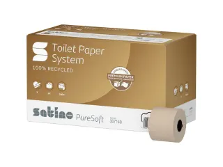 Satino 307140 Puresoft Toiletpapier met Dop 2-laags JT3 systeemrol - 1