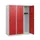 schoollocker,HxBxD 1530x1200x500mm,3vak,vak B 400mm,draaigrendel