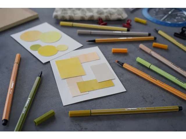 Viltstift STABILO Pen 68/67 medium mosterd