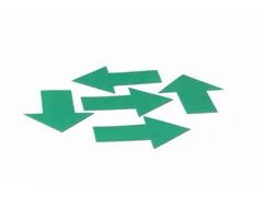 Magneetvel Symbool Pijl Groen 40x60 mm