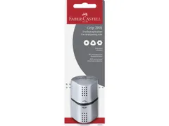 puntenslijper Faber-Castell GRIP Trio zilver op blister