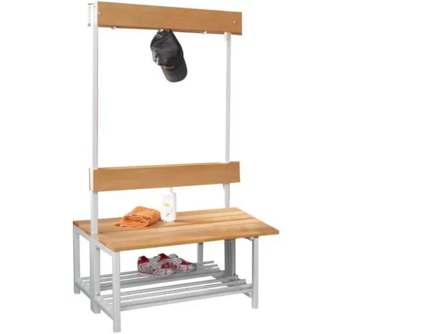 dubbele zitbank,HxLxD 1600x1000x770mm,onderstel RAL6011