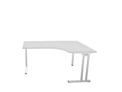 Bureau In Vrije Vorm Hxbxd 720x1600x1200mm Mp-Lichtgrijs
