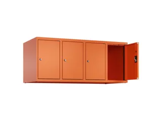 opzetkast,v. locker,4vak.,vak B 300mm,HxBxD 500x1200x500mm - 1