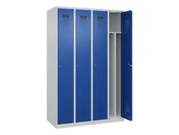 locker voor scheiding van kleding,HxBxD 1850x1200x500mm,4vak