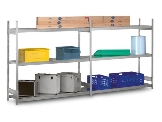 rayonnage grande largeur,base+1xsuivant,HxlxP 2000x4090x435mm