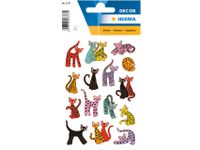 Etiket Herma 3337 Abstracte Katten 3x15 stickers