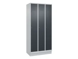locker voor scheiding van kleding,HxBxD 1950x900x500mm,3vak
