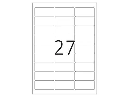 HERMA 4511 Naambadge textieletiketten A4 63,5x29,6mm Wit 540 stuks