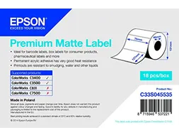 Premium Mat Label 76x127mm 265 Labels