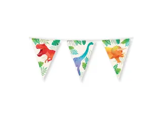 Vlaggenlijn 10 meter Party Flags foil Dino - 5